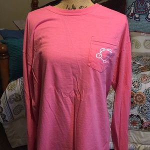 Shelly Cove Pink L/S Cotton T shirt size XL